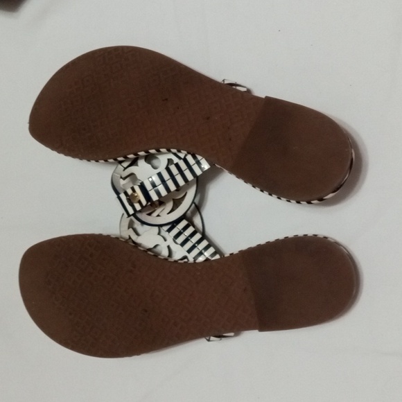 Nautical Tory Burch Miller Sandals - Picture 5 of 7